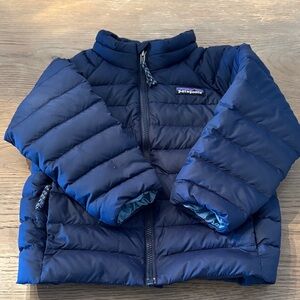 Patagonia Kids Dark Blue Puffer Jacket
